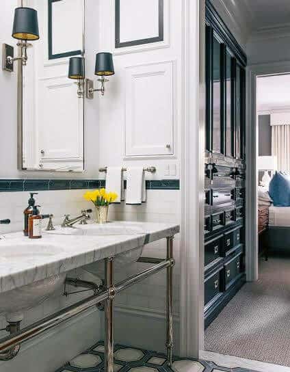 We made sure we picked different kinds of bathrooms with walk in closets for you to take a look and find inspiration to plan your very own. Check more at betterthathome.com