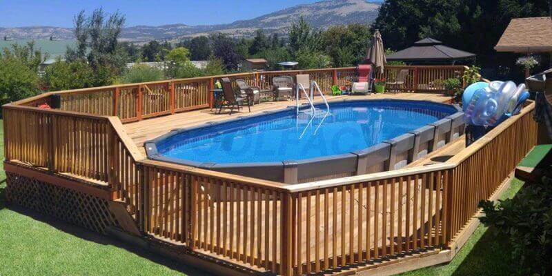 Go ahead and browse the gallery of ideas for landscaping around above ground pool our team has put together, get inspired and design your own. Go to betterthathome.com for more ideas.