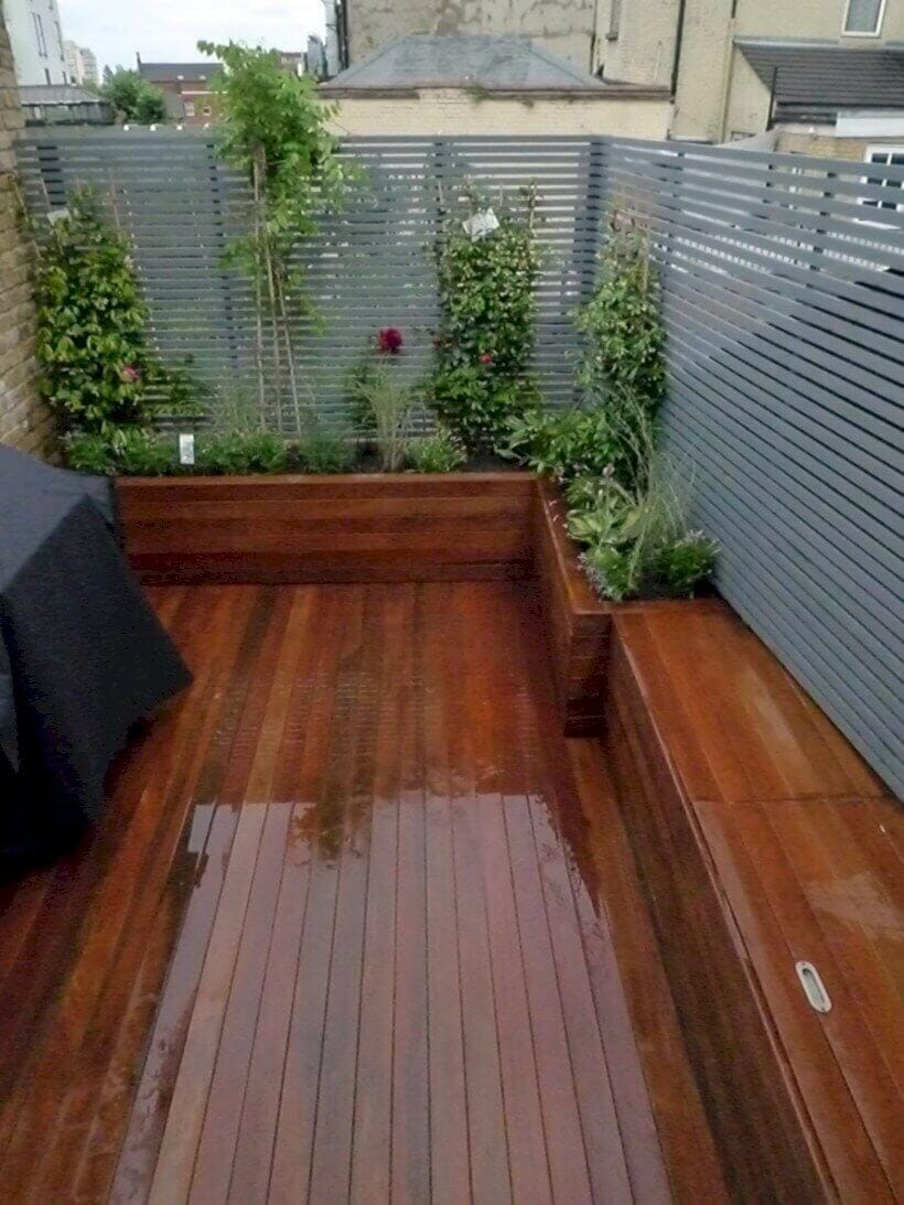 Go ahead and browse through our gallery, get inspired, pin and save the deck patio designs for small yards you like best! Go to betterthathome.com for more.