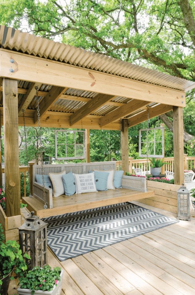 Either you are working with a small space, or you need a high deck or a second story deck, some ideas are bound to inspire you among our chosen 30 beautiful deck designs. See betterthathome.com for more ideas.