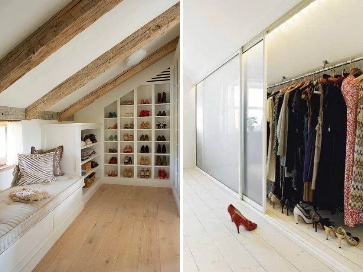 Attic Closet Design Ideas