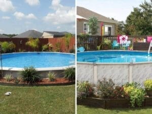 27 Above Ground Pool Landscaping Creative Ideas 28 above ground pool landscaping ideas