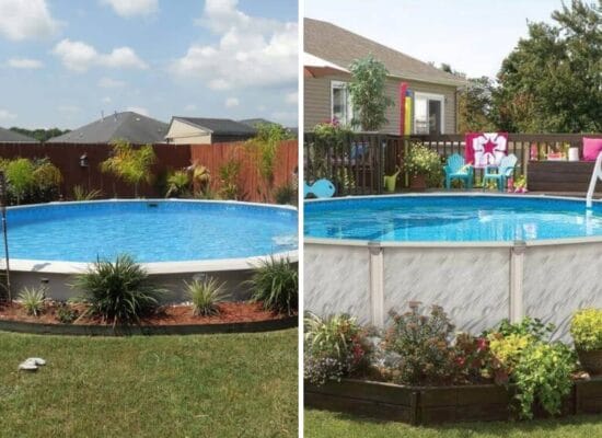 28 Creative Ideas for Landscaping around Above Ground Pool