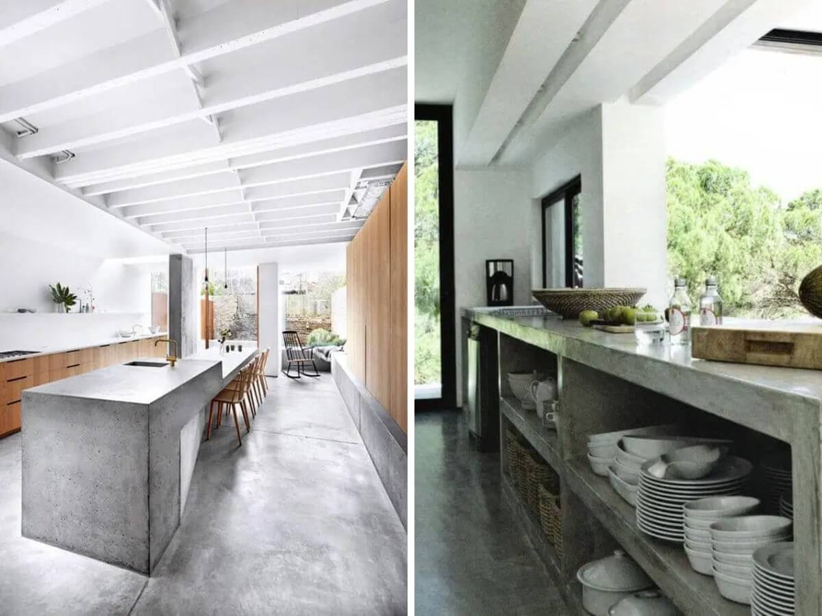 Home Decor Ideas 3 Concrete Kitchens