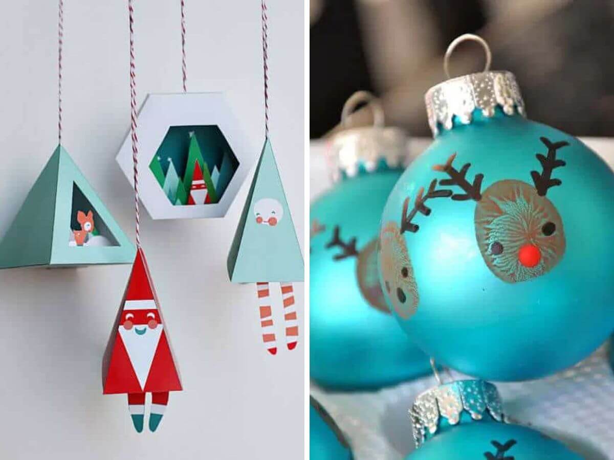 37 DIY Christmas Ornament Ideas For You Unique Decor 1 DIY Christmas Ornaments