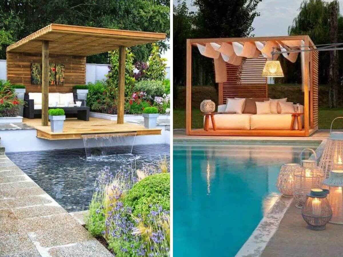 25 Pool Pergola Ideas for a Relaxing Oasis 1 Pool Pergola Ideas